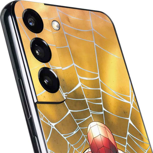 Marvel Spiderman Web Shooting Galaxy S22 Skin
